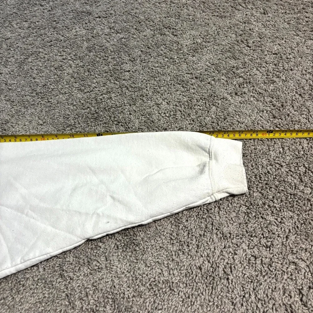 Gildan Heavy Blend Hoodie XL White Blank Pullover Sweatshirt Cotton Poly - Picture 7 of 9